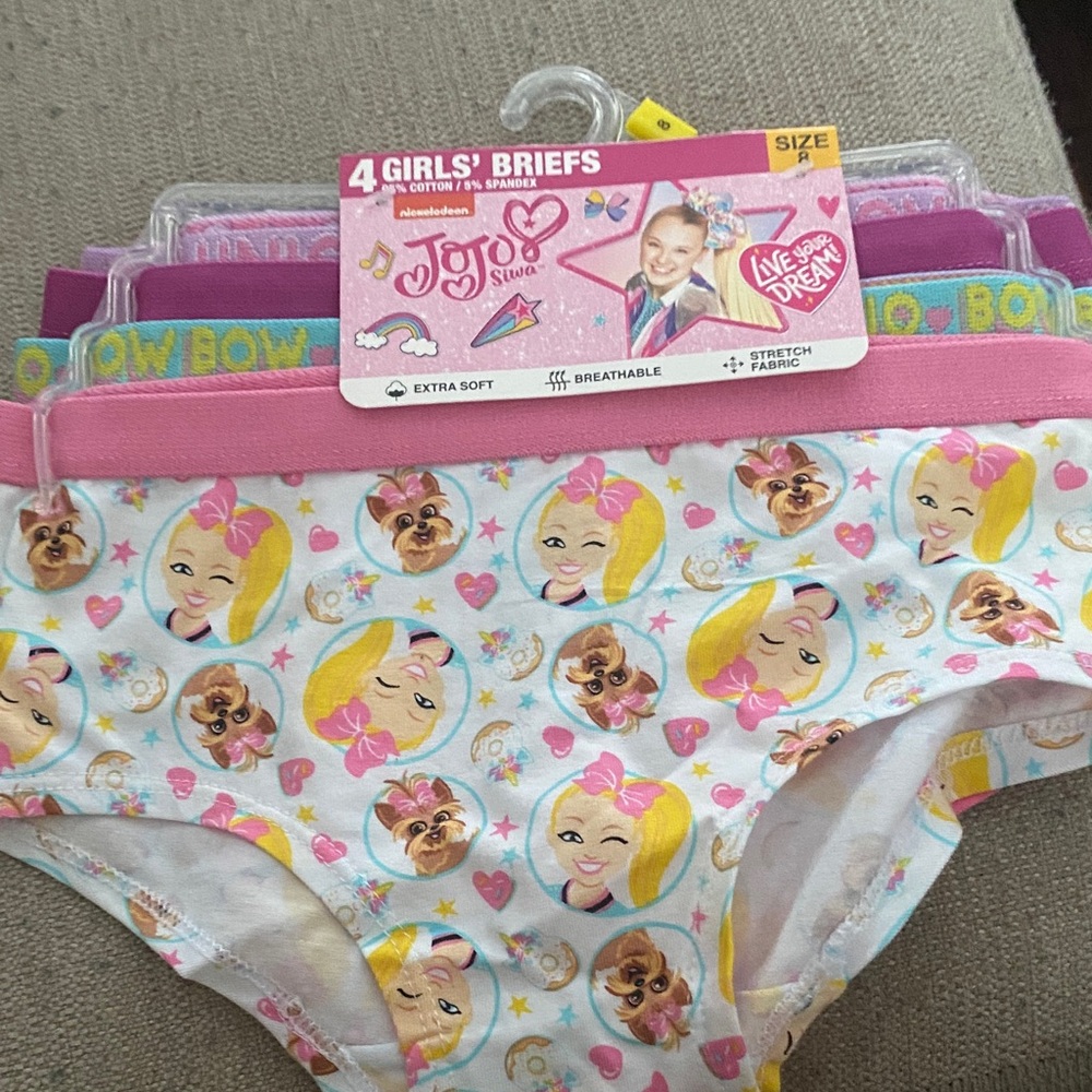 JoJo Siwa Colorful Girls' Briefs Set